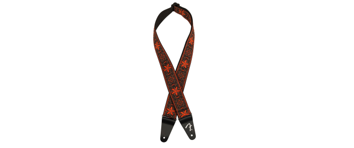 Ремень гитарный FENDER STRAP 2" PASADENA WOVEN ORANGE WALLFLOWER