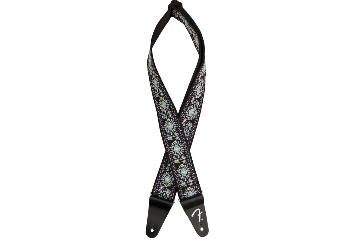 Ремень гитарный FENDER STRAP 2" PASADENA WOVEN BLUE LOTUS