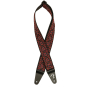 Ремінь гітарний FENDER STRAP 2" PASADENA WOVEN LATTICE RED