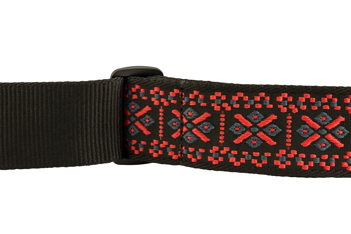 Ремінь гітарний FENDER STRAP 2" PASADENA WOVEN LATTICE RED
