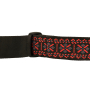 Ремінь гітарний FENDER STRAP 2" PASADENA WOVEN LATTICE RED