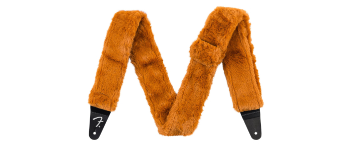 Ремень гитарный FENDER STRAP 2" POODLE PLUSH STRAP RUST