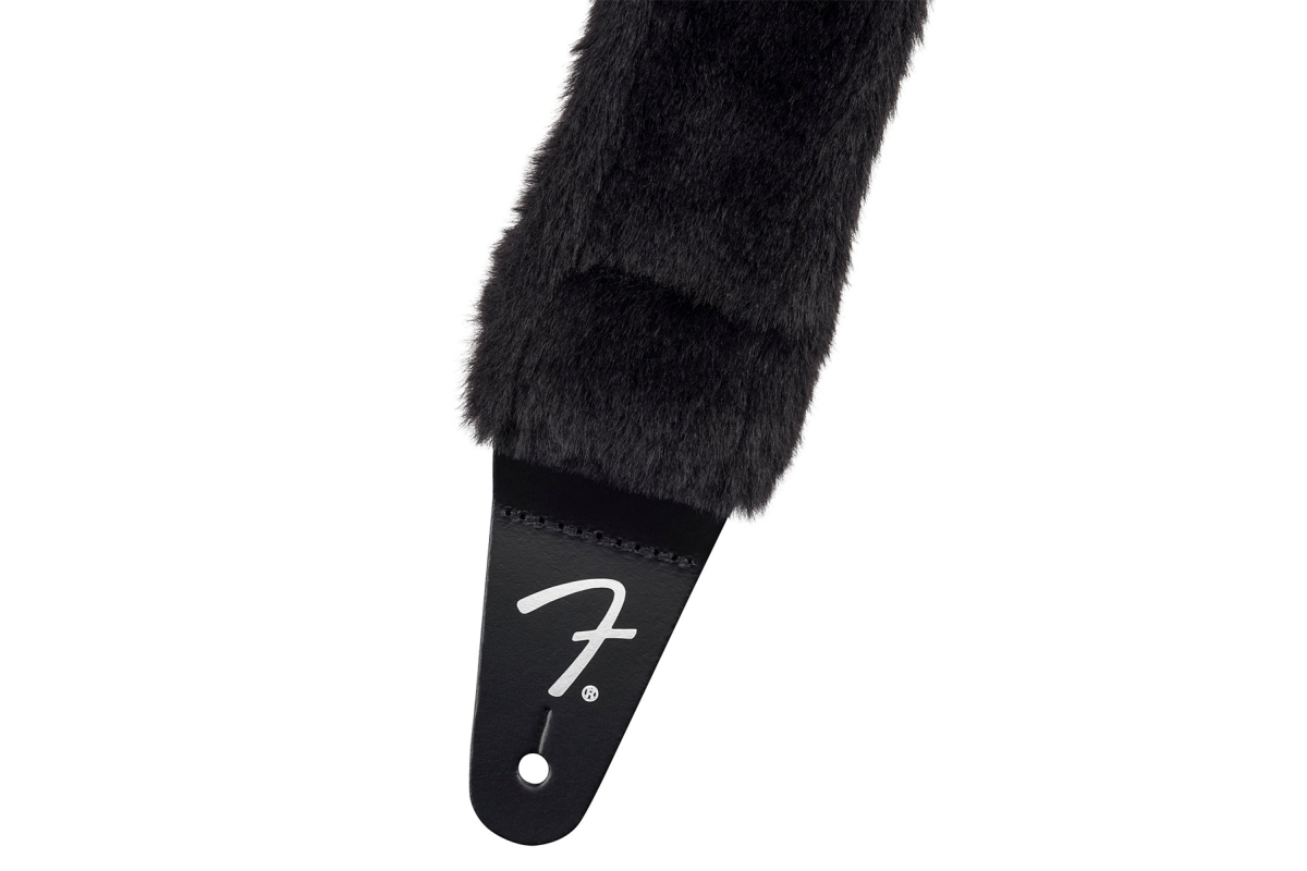 Ремінь гітарний FENDER STRAP 2" POODLE PLUSH STRAP BLACK