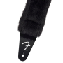 Ремінь гітарний FENDER STRAP 2" POODLE PLUSH STRAP BLACK