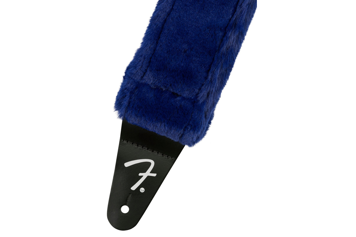 Ремень гитарный FENDER STRAP 2" POODLE PLUSH STRAP BLUE