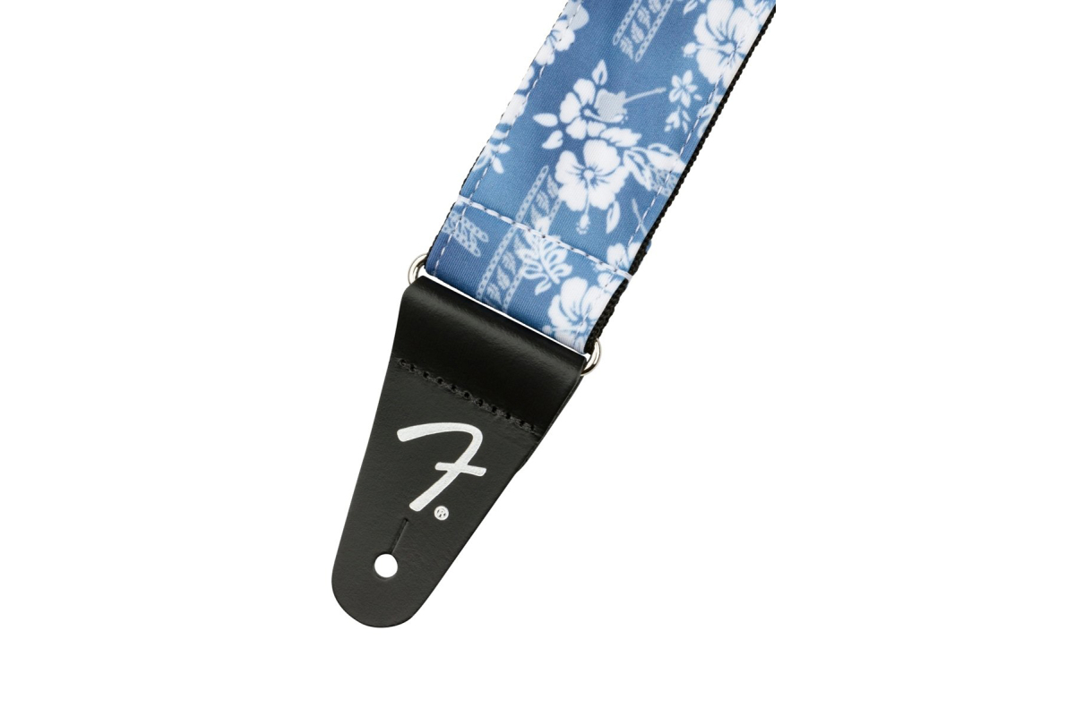 Ремень гитарный FENDER STRAP 2" HAWAIIAN STRAPS BLUE FLORAL