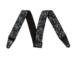 Ремень гитарный FENDER STRAP 2" HAWAIIAN STRAPS BLACK FLORAL