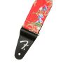 Ремень гитарный FENDER STRAP 2" HAWAIIAN STRAPS RED FLORAL