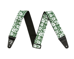 Ремень гитарный FENDER STRAP 2" HAWAIIAN STRAPS GREEN FLORAL
