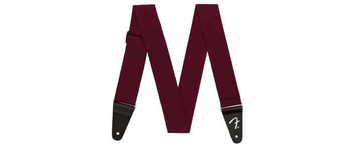 Ремінь гітарний FENDER STRAP 2" MODERN TWEED BLACK/RED