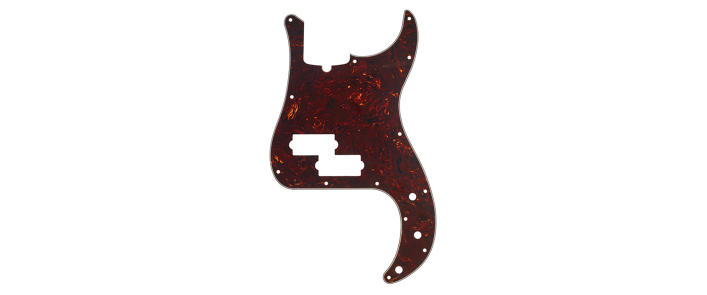 Пикгард FENDER PICKGUARD FOR STANDARD PRECISION BASS 13-HOLE MODERN-STYLE TORTOSIE SHELL