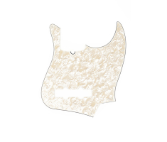Пикгард FENDER PICKGUARD CONTEMPORARY JAZZ BASS 10-HOLE WHITE PEARL