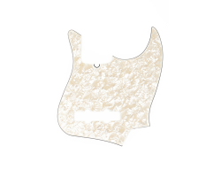 Пикгард FENDER PICKGUARD CONTEMPORARY JAZZ BASS 10-HOLE WHITE PEARL