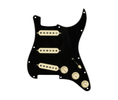 Пікгард зі звукознімачами FENDER PRE-WIRED STRAT PICKGUARD CUSTOM SHOP FAT 50'S SSS BLACK