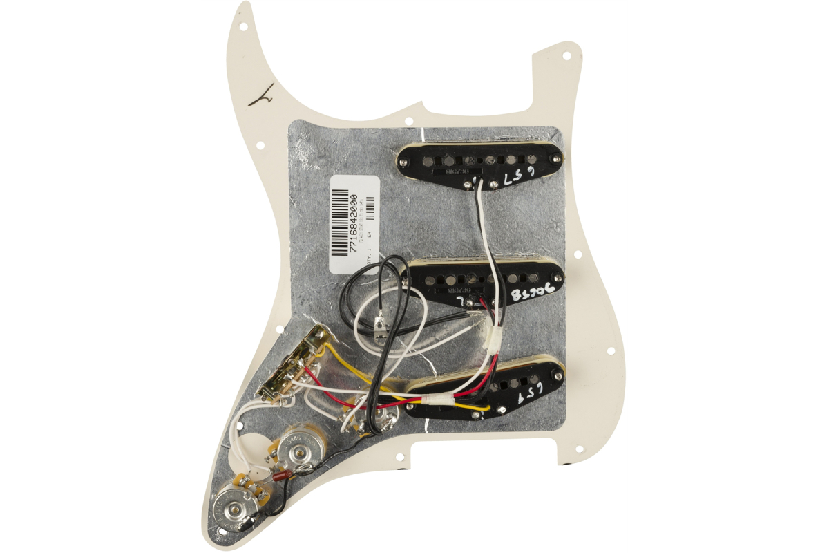 Пікгард зі звукознімачами FENDER PRE-WIRED STRAT PICKGUARD TEX-MEX SSS TORTOISE SHELL