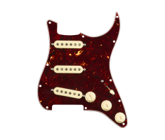 Пикгард со звукоснимателями FENDER PRE-WIRED STRAT PICKGUARD ORIGINAL '57/'62 SSS TORTOISE SHELL