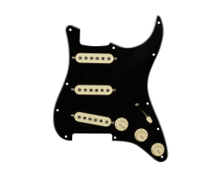Пікгард зі звукознімачами FENDER PRE-WIRED STRAT PICKGUARD ORIGINAL '57/'62 SSS BLACK