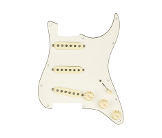 Пикгард со звукоснимателями FENDER PRE-WIRED STRAT PICKGUARD ORIGINAL '57/'62 SSS PARCHENT