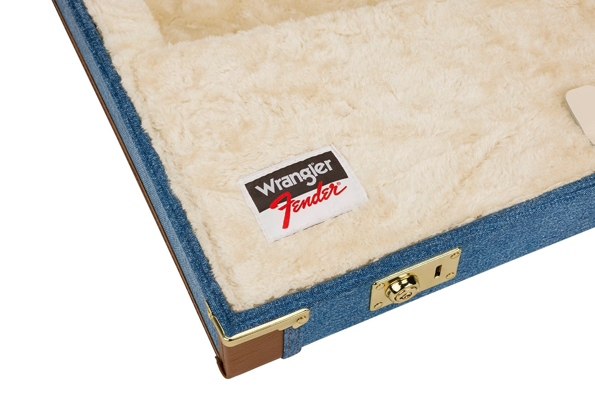 Кейс для электрогитары FENDER X WRANGLER DENIM CASE STRATOCASTER/TELECASTER INDIGO