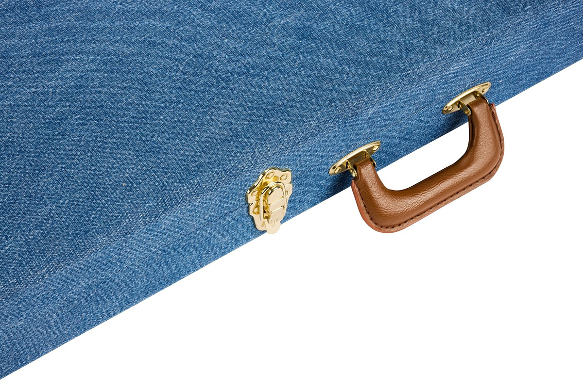 Кейс для электрогитары FENDER X WRANGLER DENIM CASE STRATOCASTER/TELECASTER INDIGO
