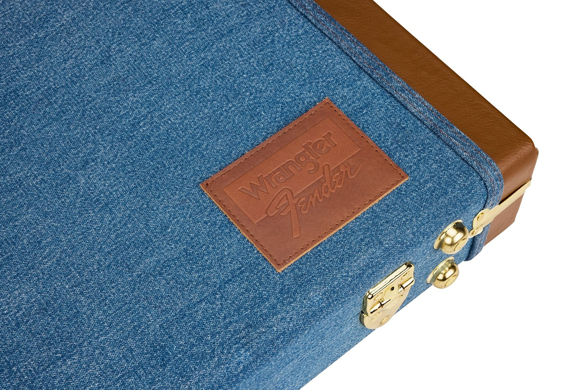 Кейс для электрогитары FENDER X WRANGLER DENIM CASE STRATOCASTER/TELECASTER INDIGO