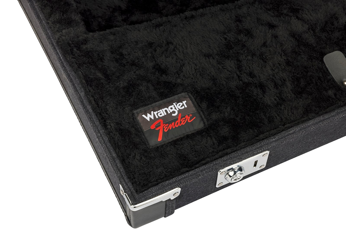 Кейс для электрогитары FENDER X WRANGLER DENIM CASE STRATOCASTER/TELECASTER BLACK