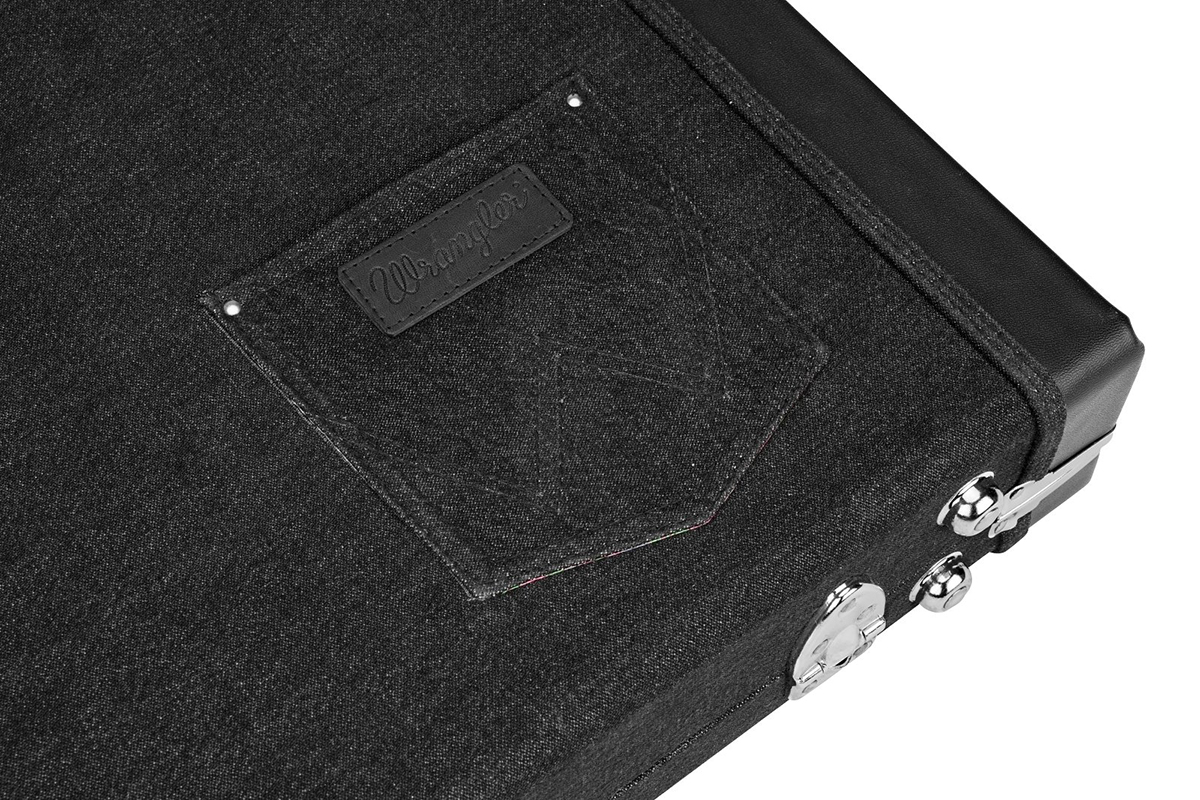 Кейс для электрогитары FENDER X WRANGLER DENIM CASE STRATOCASTER/TELECASTER BLACK