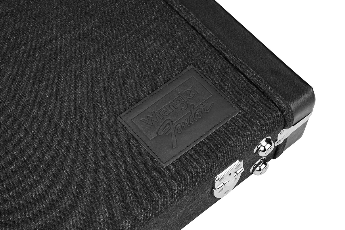 Кейс для электрогитары FENDER X WRANGLER DENIM CASE STRATOCASTER/TELECASTER BLACK