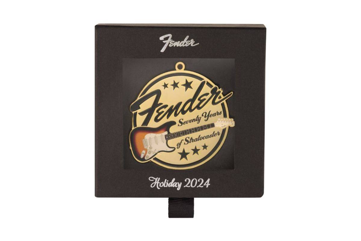 Елочное украшение FENDER STRATOCASTER 70TH ANNIVERSARY LIMITED ADDITION ORNAMENT 2024