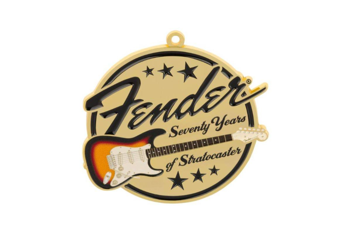 Елочное украшение FENDER STRATOCASTER 70TH ANNIVERSARY LIMITED ADDITION ORNAMENT 2024