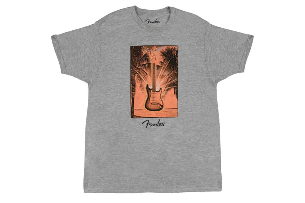 Футболка FENDER SURF TEE GREY HEATHER XL