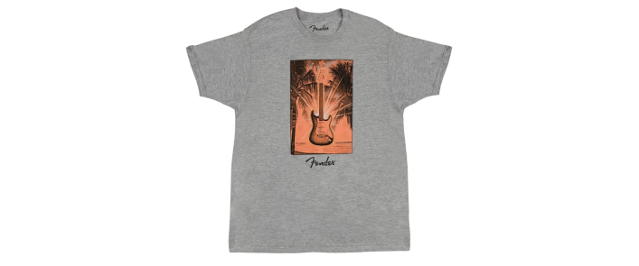 Футболка FENDER SURF TEE GREY HEATHER XL