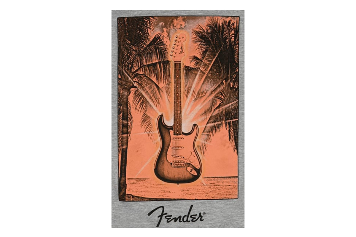 Футболка FENDER SURF TEE GREY HEATHER XL
