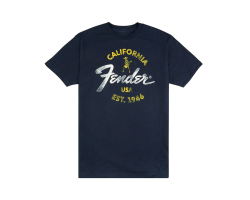 Футболка FENDER T-SHIRT BAJA BLUE XXL