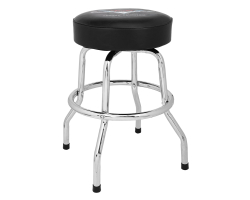 Стілець барний FENDER 24" CUSTOM SHOP CHEVRON LOGO BARSTOOL, BLACK/CHROME