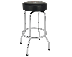 Стілець барний FENDER 30" CUSTOM SHOP CHEVRON LOGO BARSTOOL, BLACK/CHROME