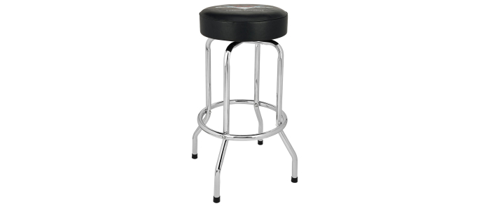 Стілець барний FENDER 30" CUSTOM SHOP CHEVRON LOGO BARSTOOL, BLACK/CHROME