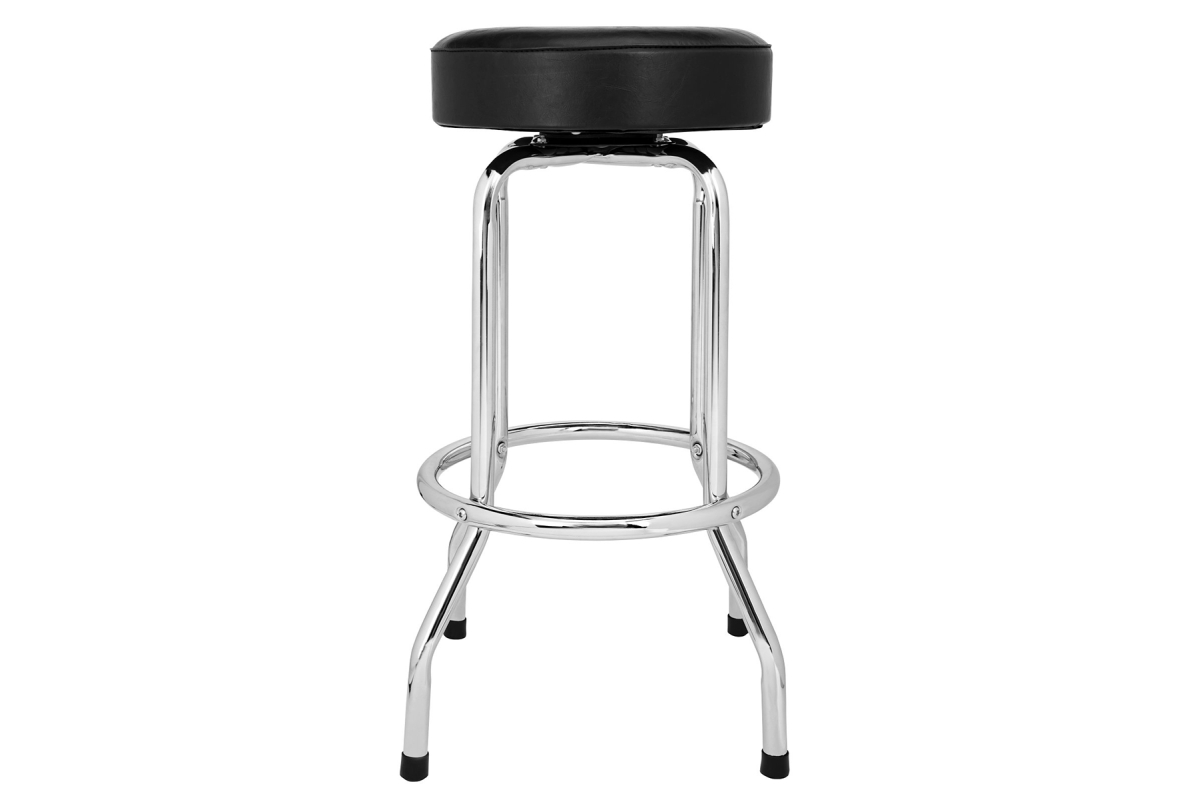 Стілець барний FENDER 30" CUSTOM SHOP CHEVRON LOGO BARSTOOL, BLACK/CHROME
