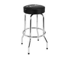 Стілець барний FENDER 30" SPAGHETTI LOGO PICK POUCH BARSTOOL, BLACK AND CHROME