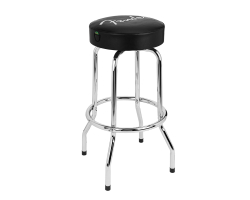 Стілець барний FENDER 30" SPAGHETTI LOGO PICK POUCH BARSTOOL, BLACK AND CHROME