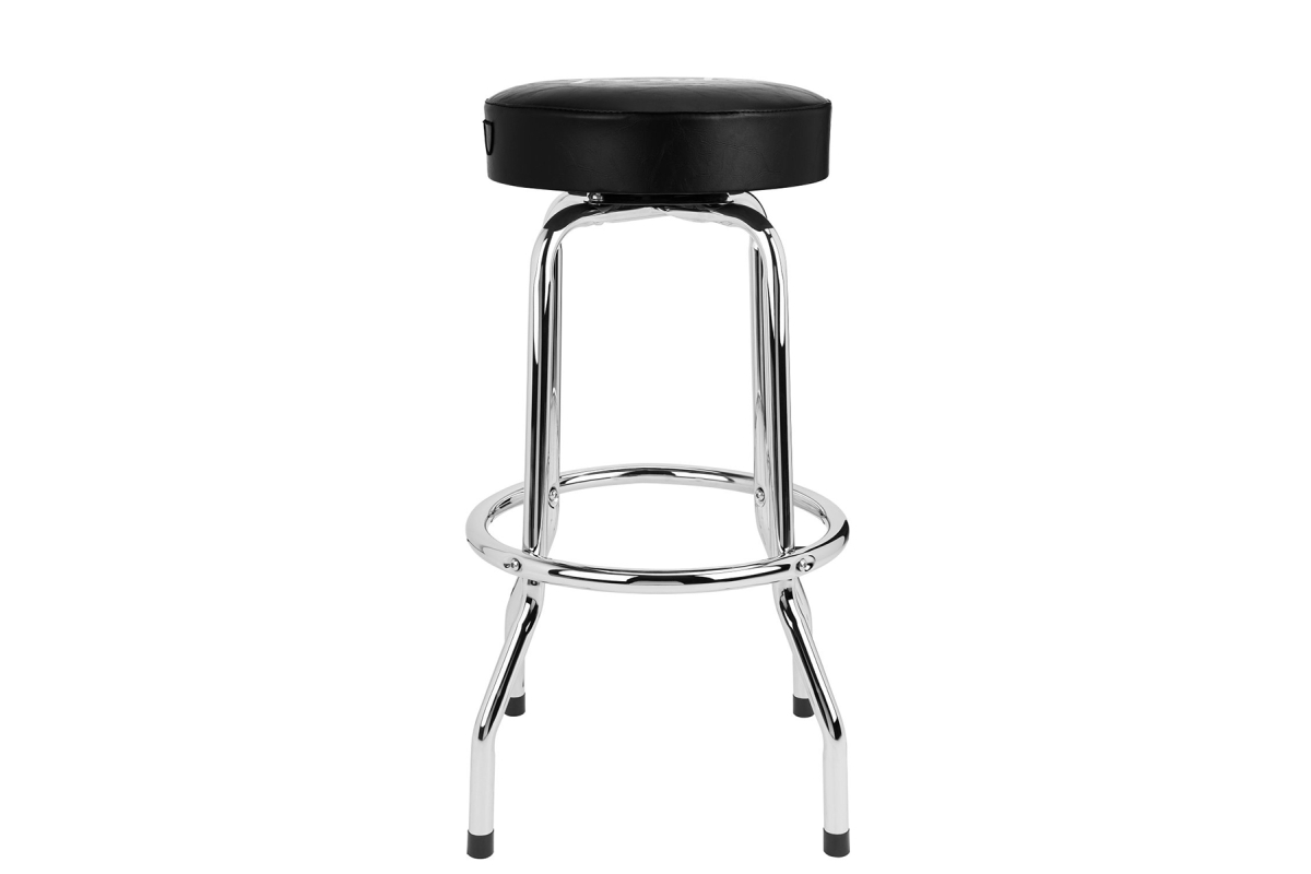 Стілець барний FENDER 30" SPAGHETTI LOGO PICK POUCH BARSTOOL, BLACK AND CHROME
