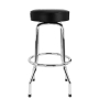 Стілець барний FENDER 30" SPAGHETTI LOGO PICK POUCH BARSTOOL, BLACK AND CHROME