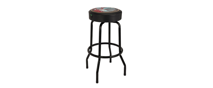 Стілець барний FENDER 30" GUITARS AND AMPS PICK POUCH BARSTOOL, BLACK