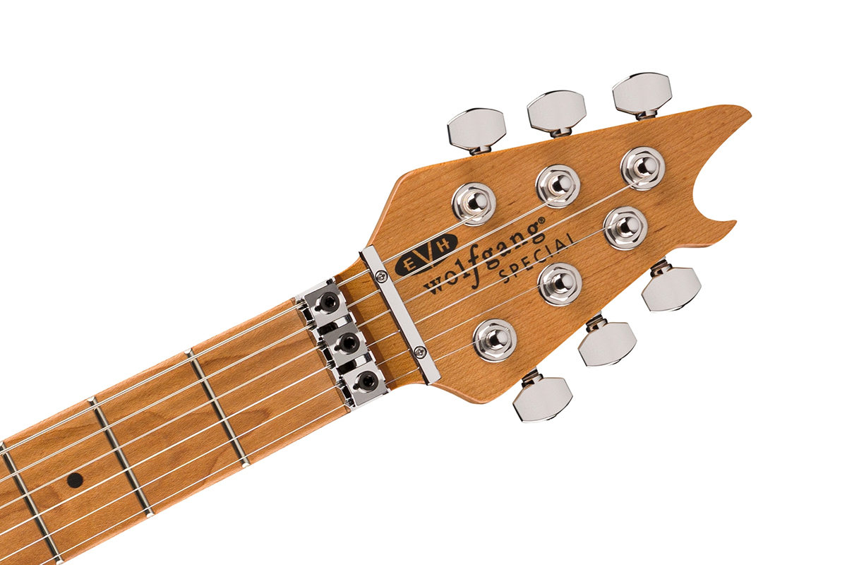 Електрогітара EVH WOLFGANG SPECIAL QM, BAKED MAPLE FINGERBOARD TIGER EYE GLOW