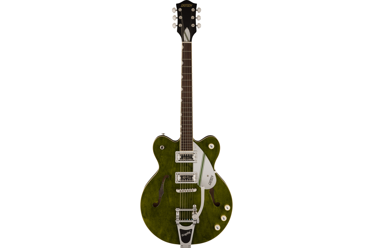 Гитара полуакустическая GRETSCH G2604T STREAMLINER RALLY II CENTER BLOCK DOUBLE-CUT WITH BIGSBY RALLY GREEN SATIN