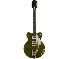 Гитара полуакустическая GRETSCH G2604T STREAMLINER RALLY II CENTER BLOCK DOUBLE-CUT WITH BIGSBY RALLY GREEN SATIN