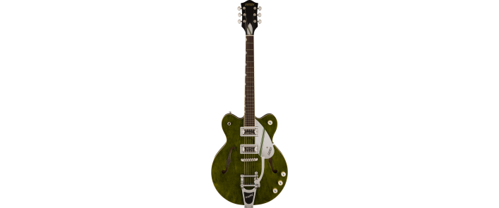 Гитара полуакустическая GRETSCH G2604T STREAMLINER RALLY II CENTER BLOCK DOUBLE-CUT WITH BIGSBY RALLY GREEN SATIN