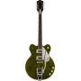 Гитара полуакустическая GRETSCH G2604T STREAMLINER RALLY II CENTER BLOCK DOUBLE-CUT WITH BIGSBY RALLY GREEN SATIN