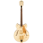 Гитара полуакустическая GRETSCH ELECTROMATIC PRISTINE LTD CENTER BLOCK DOUBLE-CUT WITH BIGSBY WHITE GOLD
