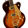 Гитара полуакустическая GRETSCH G5655TG ELECTROMATIC CENTER BLOCK JR. SINGLE-CUT WITH BIGSBY AND GOLD HARDWARE BARREL BURST